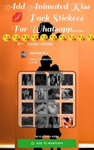 Kiss Gif Sticker For WhatsApp