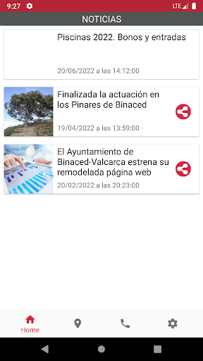 Ayuntamiento de Binaced Screen 2