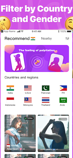 Android application Cutel:Video Chat&Call,Meet screenshort
