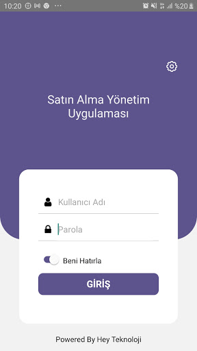 Android application Satın Alma screenshort
