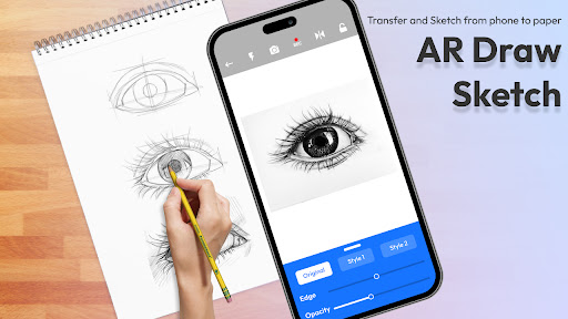 Android application AR Draw Sketch: Sketch & Paint screenshort