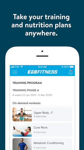 EōS Personal Training Screen 2
