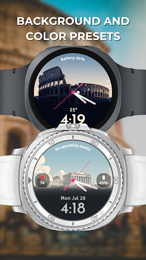 Europe: Landmarks Watch Face screenshot 7