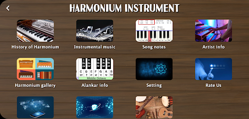 Harmonium Instrument Screen 3