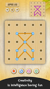 Captura de Pantalla 4 Line String Puzzle: Colour Art android
