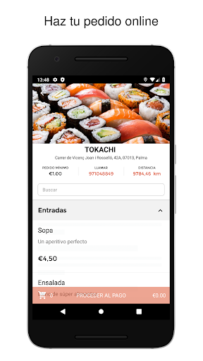 Android application TOKACHI screenshort