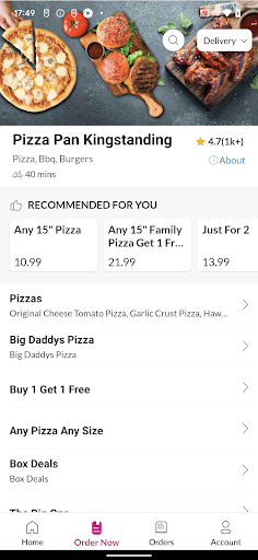 Pizza Pan Kingstanding Screen 3