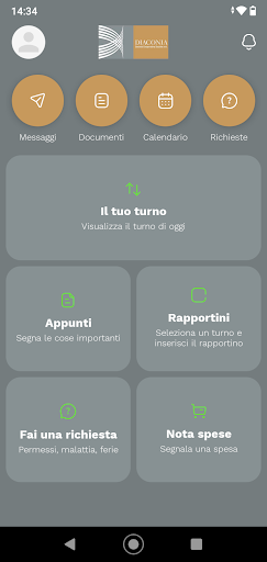 Android application Diaconia screenshort