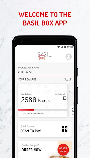 Android application Basil Box screenshort