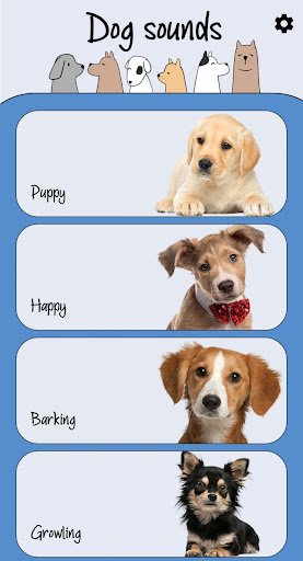 Android application Dog Sounds screenshort