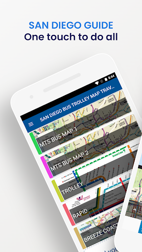 SAN DIEGO BUS TROLLEY MAP