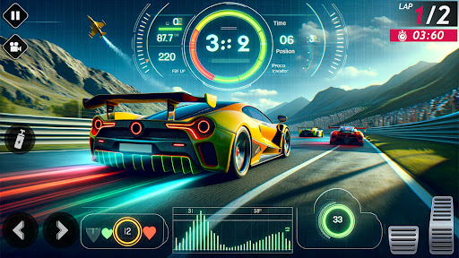 Android application Car Racing Games 2023 3D screenshort