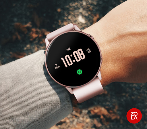 Rose Gold Modern Watch Face Screen 3