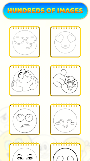 Learn To Draw Emoji Coloring Screen 3