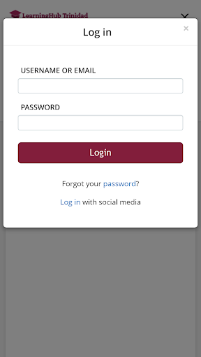 Android application LearningHub Trinidad screenshort