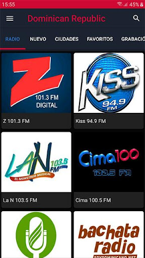 Android application Radio Dominican Republic screenshort