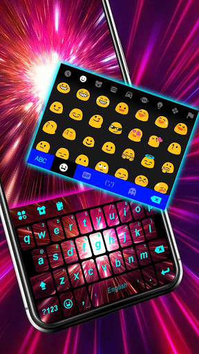 Neon Beam LED Keyboard Backgro Screen 2