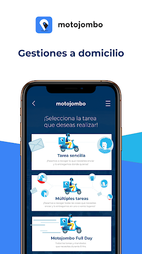 Android application Motojombo screenshort
