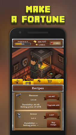 Game screenshot ForgeCraft - Crafting Tycoon hack