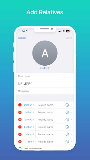 Screenshot of Contacts Phone: Simple & Clean