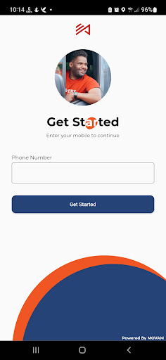 Android application Movam Driver App screenshort