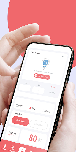 Android application Blood Sugar Tracker screenshort