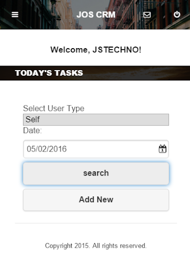 JOS CRM Screen 2