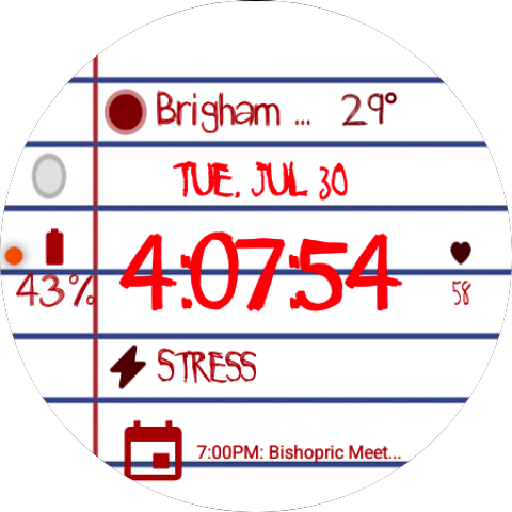 Paper Watch Face Download on Windows