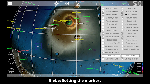 GlobeViewer Mars PRO Screen 3