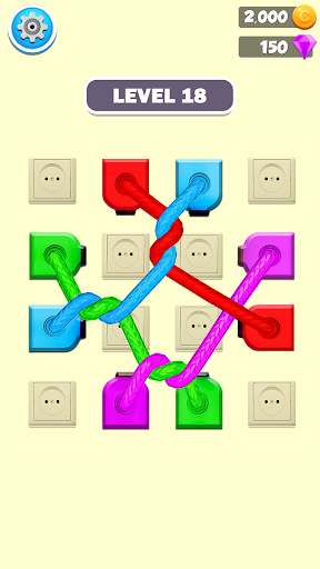 Android application Tangle Game offline Connect 3D screenshort