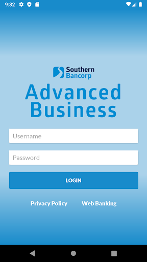 Android application Southern Bancorp Advanced Busi screenshort