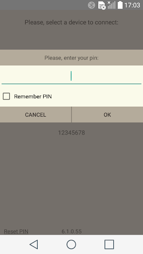 Android application BlueLDA screenshort