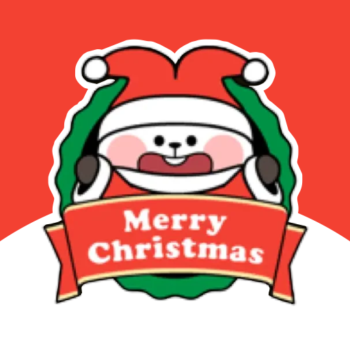 Christmas Bunny Stickers logo