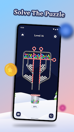 Pull the pin: Christmas Game Screen 2