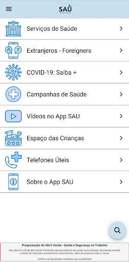Android application App SAU - Aplicativo de Saúde screenshort