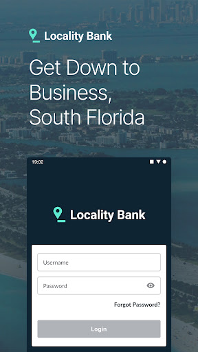 Android application Locality Bank screenshort