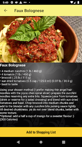 The Raw Advantage Recipes Screen 2