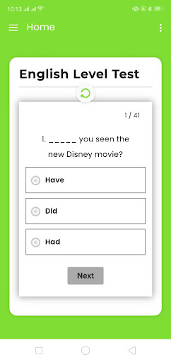 Android application Your English Is Good screenshort