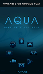 Aqua Next launcher skin 3D