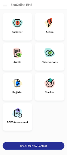 Android application EcoOnline EHS screenshort