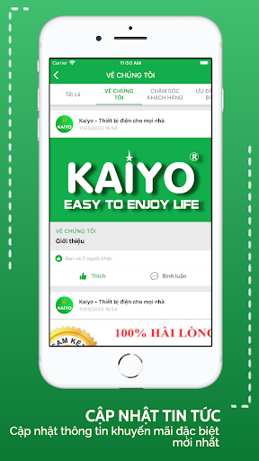 KAIYO Store Screen 2