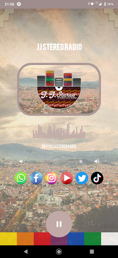 Android application JJ STEREO RADIO screenshort