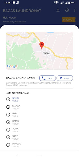 Bagas Laundromat Screen 3