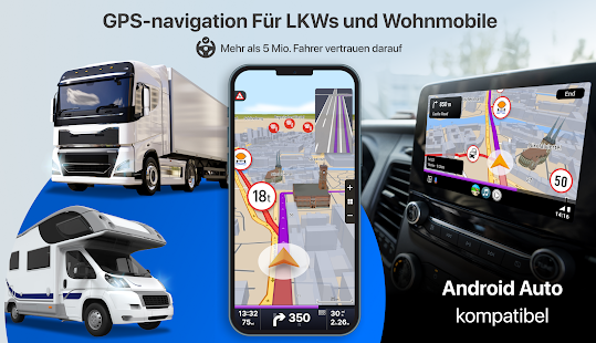 Sygic LKW Wohnmobil Navigation Capture d'écran