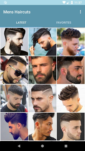 Android application men’s long hairstyles 2024 screenshort