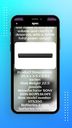 Android application sony ht s350 guide screenshort