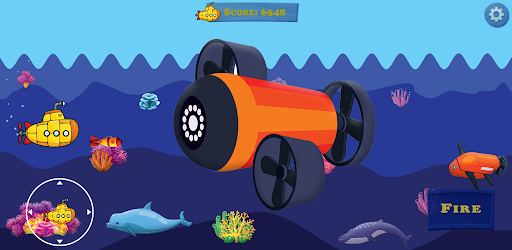 Android application Submarine Fighting Game 2D screenshort