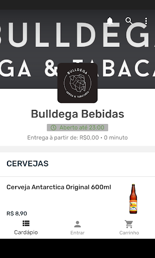 Android application Bulldega Bebidas screenshort