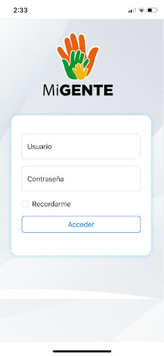 MiGENTE Screen 2
