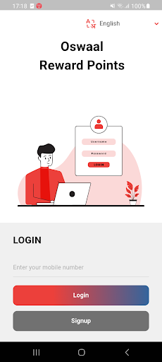 Android application Oswaal Reward Points screenshort
